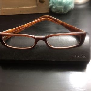 PRADA Rx Prescription Eyeglasses Tortoise